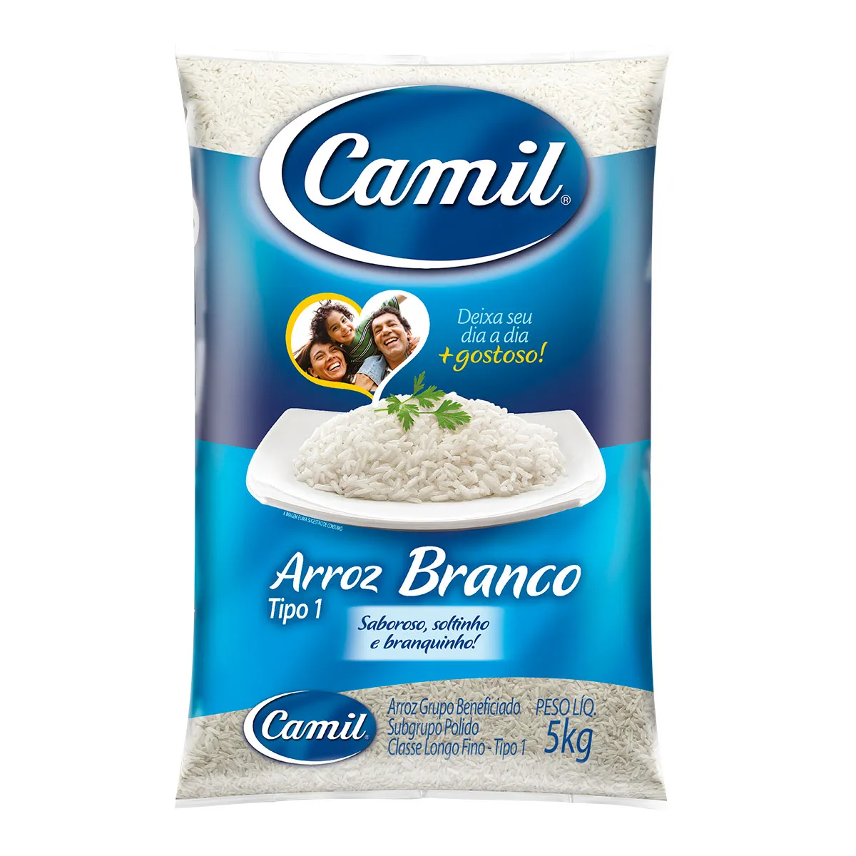 Arroz Branco Longo-fino Tipo 1 Camil Todo...