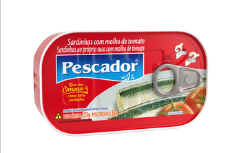 Sardinha Pescador tomate 5gr