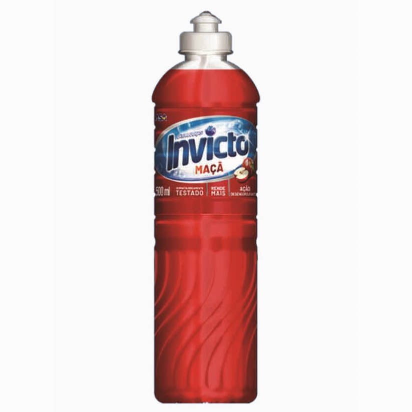 DETERG LIQ INVICTO MACA - 500ML