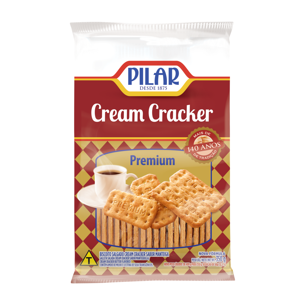 BISC C CRACKER PILAR PREMIUM - 350G