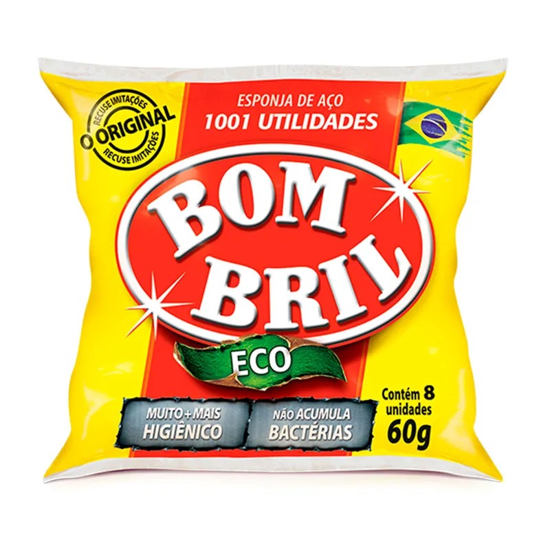 Esponja de aço  bombril 60g