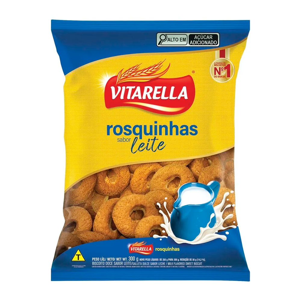 BISC ROSQ VITARELLA LEITE 300G