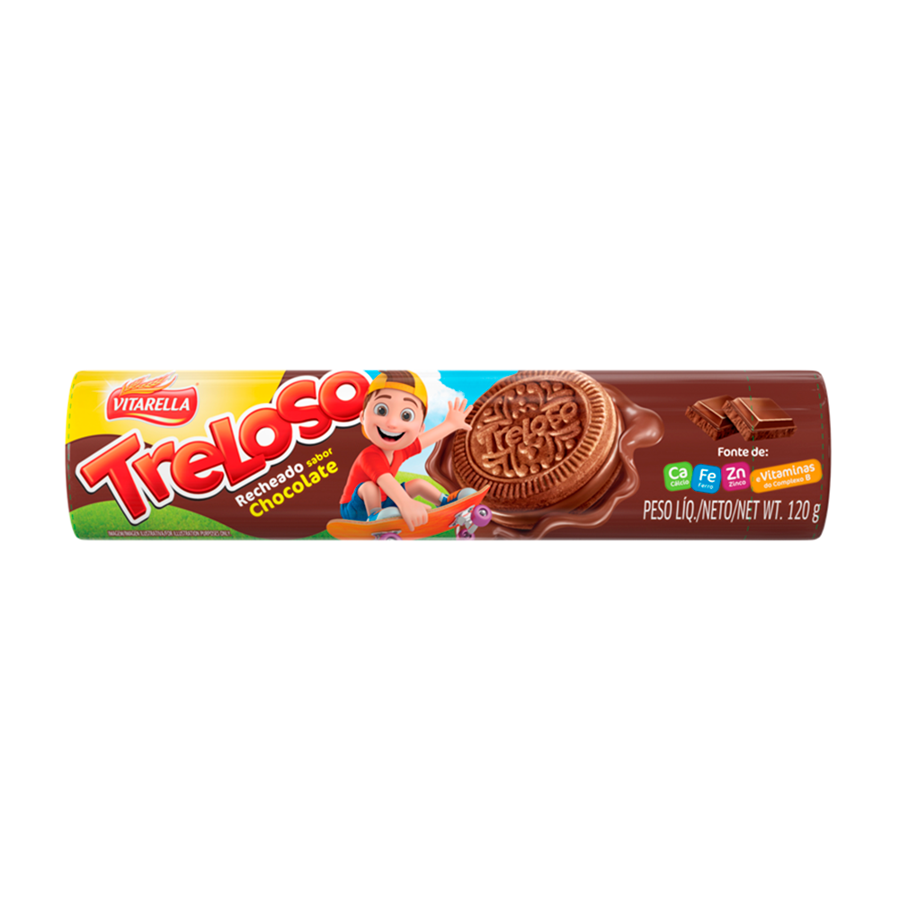 BISC TRELOSO CHOCOL. - 120G