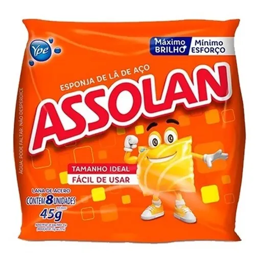 Esponja De Aço Assolan 45g