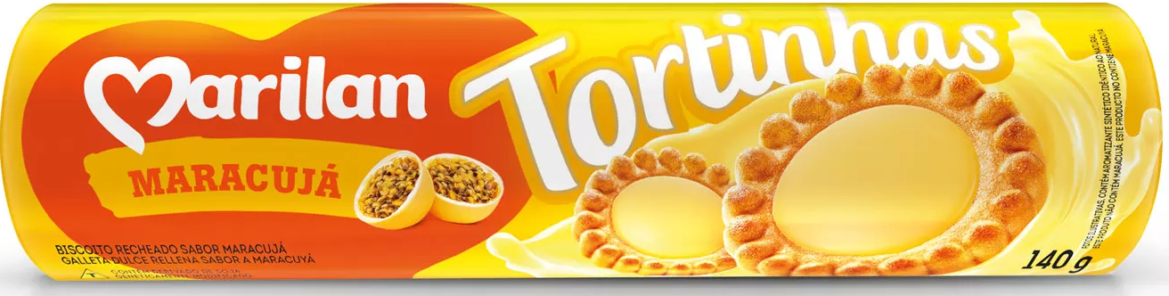 BISC TORTINHA MARILAN  MARACUJA 140g
