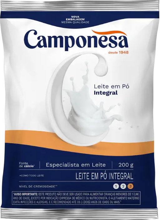 LEITE EM PÓ CAMPONESA INTE 200g