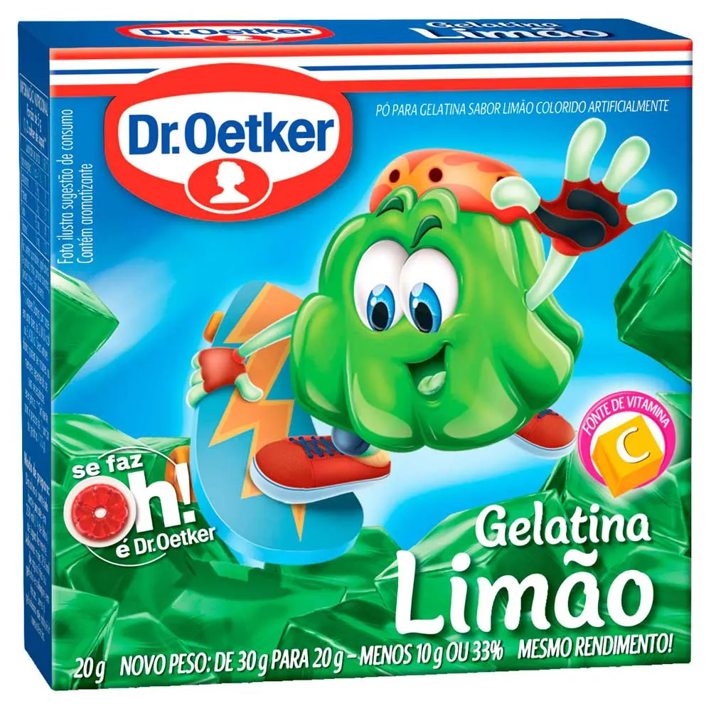 GELAT OETKER LIMÃO 20g  