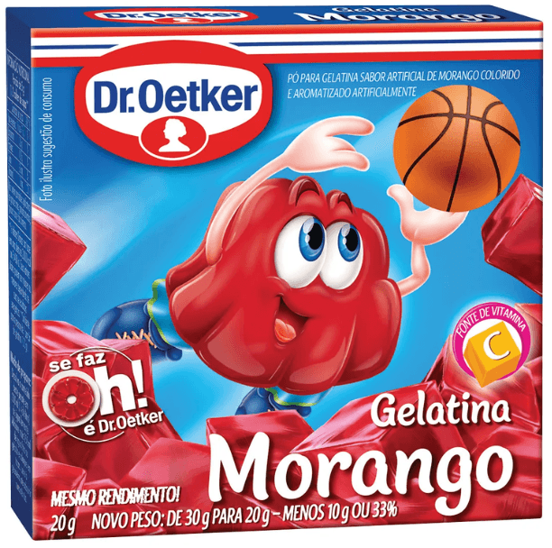 GELAT OETKER MORANGO 20g 
