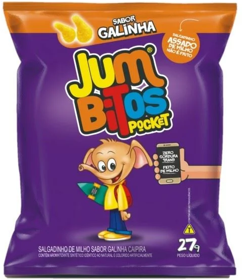 SALGADINHO JUMBITOS GALINHA CAIPIRA 27g