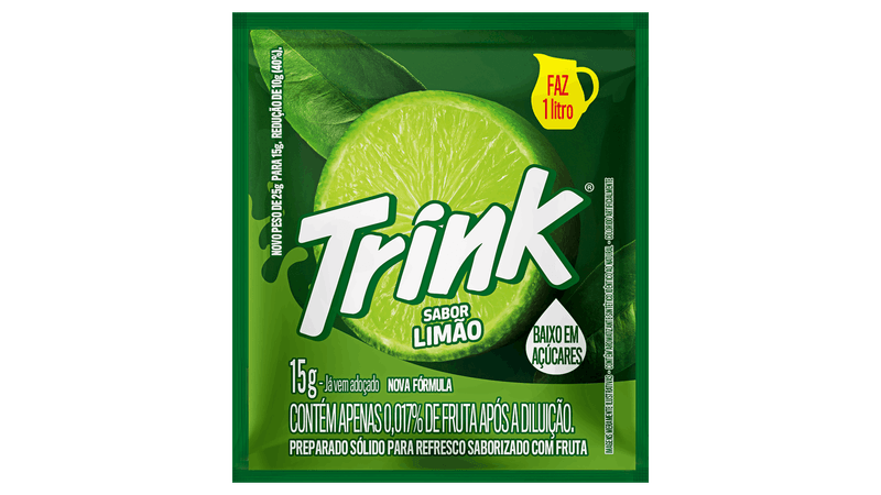REFRESCO TRINK LIMÃO 15g
