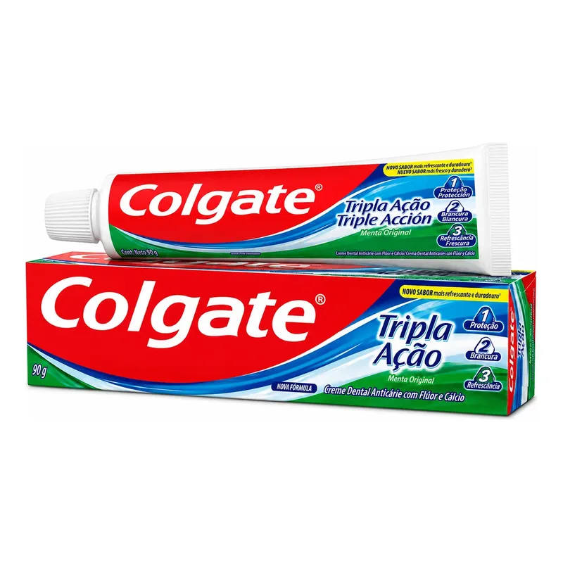 CREM DENT COLGATE TRIPLA AÇÃO 90g