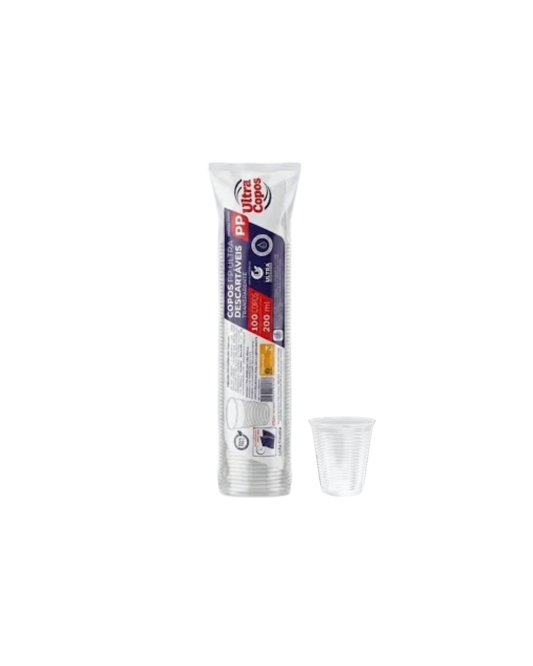 COPO ULTRA TRANSP 180ML